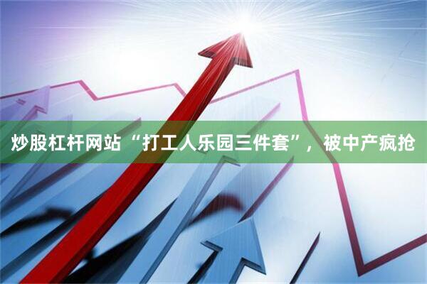 炒股杠杆网站 “打工人乐园三件套”，被中产疯抢