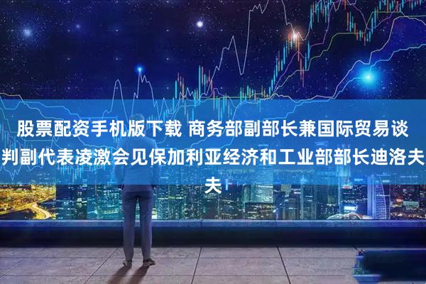 股票配资手机版下载 商务部副部长兼国际贸易谈判副代表凌激会见保加利亚经济和工业部部长迪洛夫